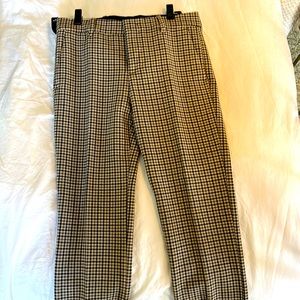 Zara Stretch checked trouser